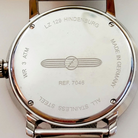 ZEPPELIN 100 JAHRE LZ 129 HINDENBURG STAINLESS STEEL MEN'S WATCH - Picture 9 of 16